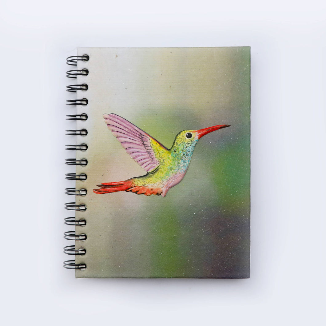 Large Notebook Hummingbird Design