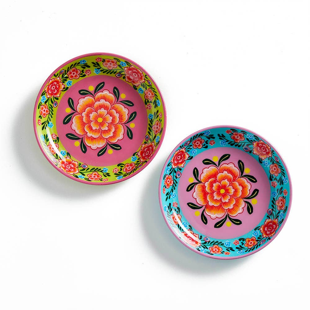 Bright Kashmiri  Appetizer Plates