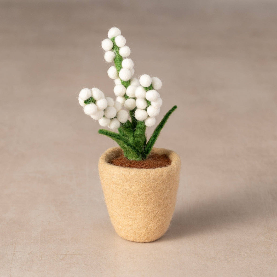 Felted Flower Pot - Baby's Breath